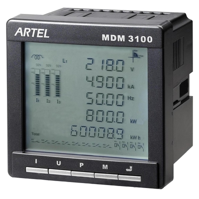 8 εμπορικό ηλεκτρικό πολύμετρο 3 εισαγωγών LCD ψηφιακών σημάτων φάση